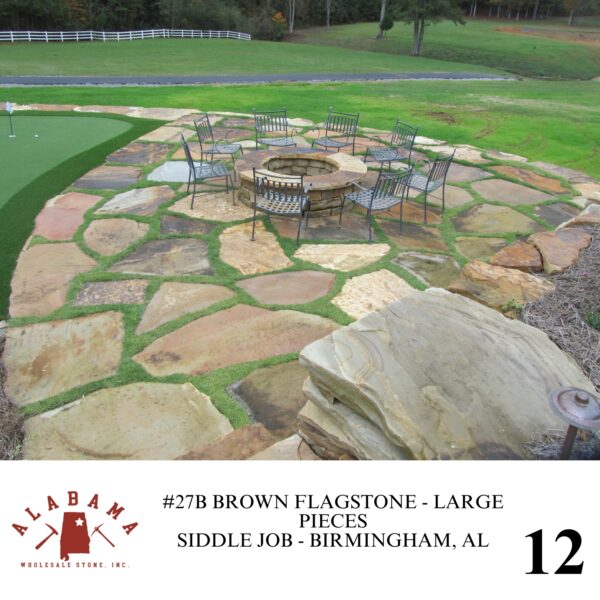 #027B BROWN FLAGSTONE LARGE PIECES 3.5" THICK OR LESS - Image 12