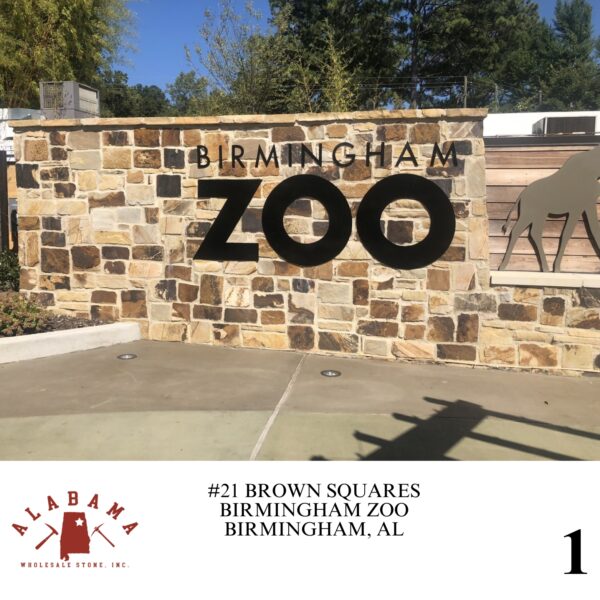 #021 ALABAMA BROWN SQUARED RUBBLE (RANDOM CUTS ONLY)