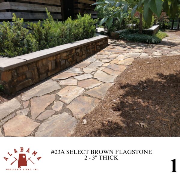 #023A SELECT BROWN FLAGSTONE 2-3" THICK