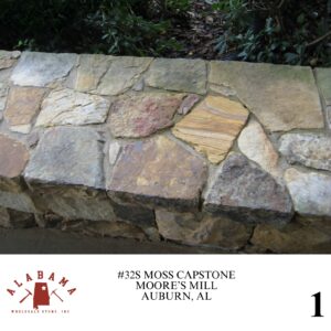 #032S MOSS/FIELDSTONE CAPSTONE 2-3" THICK