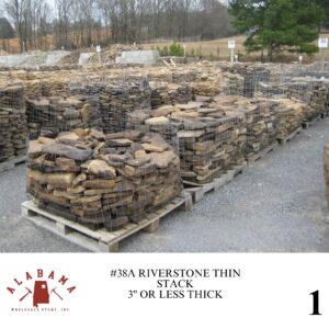 #038A RIVERSTONE THIN STACK 3" OR LESS THICK
