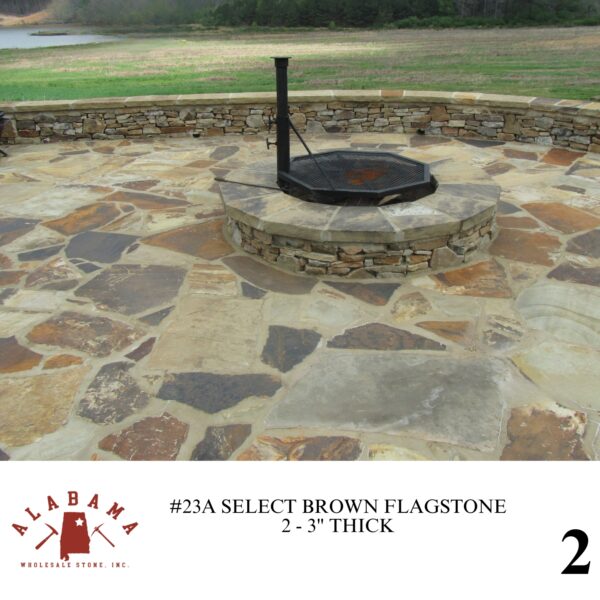 #023A SELECT BROWN FLAGSTONE 2-3" THICK - Image 2