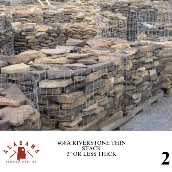 #038A RIVERSTONE THIN STACK 3" OR LESS THICK - Image 2