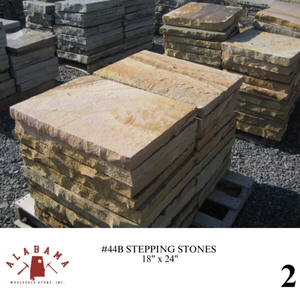 #044B STEPPING STONE 18" X 24" APPROXIMATE DIAMETER 2-3" THICK - Image 2
