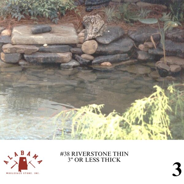 #038 RIVERSTONE THIN 3" OR LESS THICK - Image 3
