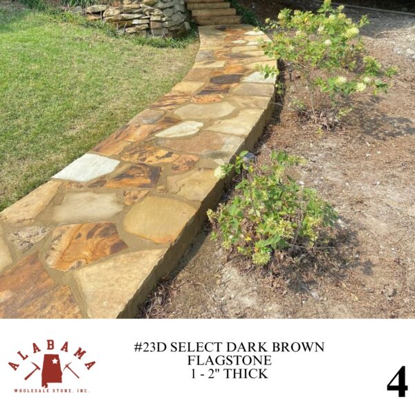 #023D SELECT DARK BROWN FLAGSTONE 1-2" THICK - Image 4