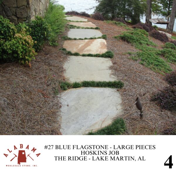 #027 BLUE FLAGSTONE LARGE PIECES 3.5" THICK OR LESS - Image 4