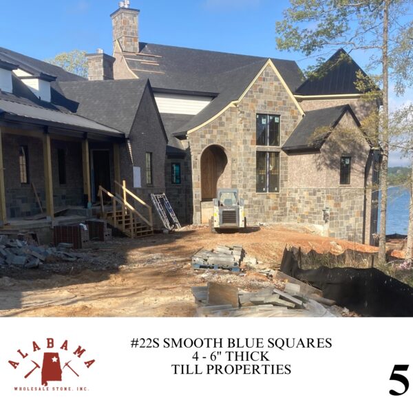 #022S ALABAMA BLUE SQUARED RUBBLE SMOOTH (RANDOM CUTS ONLY) - Image 5