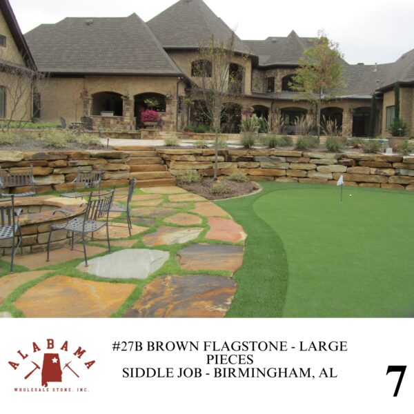#027B BROWN FLAGSTONE LARGE PIECES 3.5" THICK OR LESS - Image 7