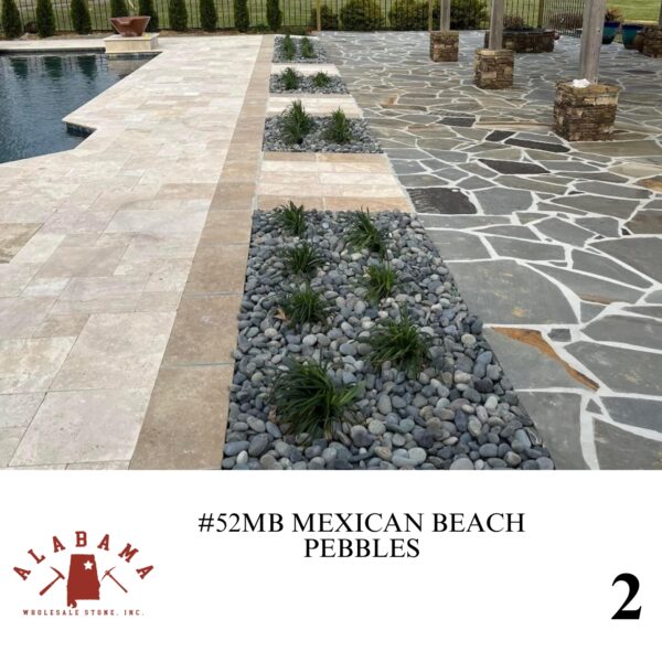 #052MB MEXICAN BEACH PEBBLES 1-2" - Image 2