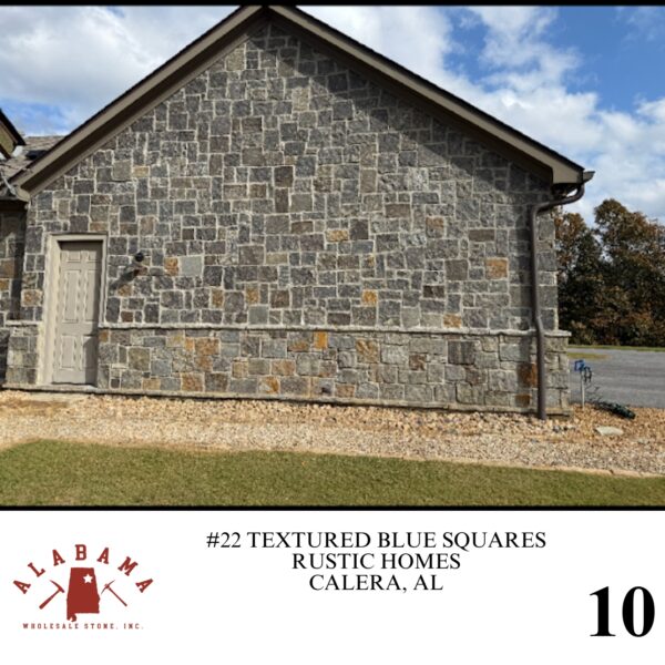 #022 ALABAMA BLUE SQUARED RUBBLE TEXTURED MULTI-COLORED (RANDOM CUTS ONLY) - Image 10