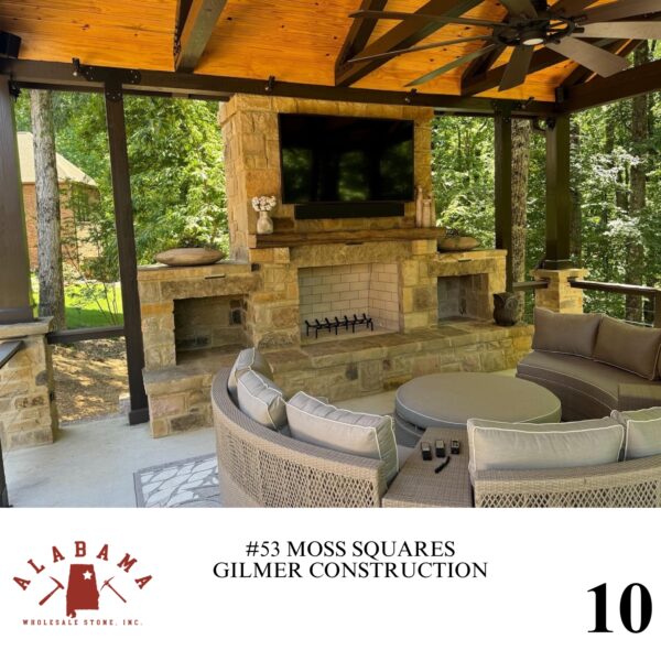 #053 MOSS/FIELDSTONE SQUARE/ASHLAR (RANDOM CUTS) 4-6" THICK - Image 10