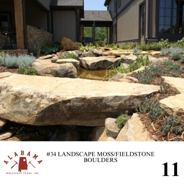 #034 LANDSCAPE MOSS/FIELDSTONE BOULDERS - Image 11