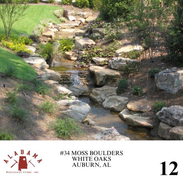 #034 LANDSCAPE MOSS/FIELDSTONE BOULDERS - Image 12