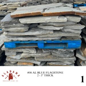 #006 ALABAMA BLUE FLAGSTONE 2-3" THICK