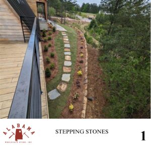 #044, #044A, #044B STEPPING STONES (APPROXIMATE DIAMETER) 2-3" THICK