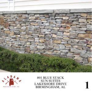 #001 ALABAMA BLUE STACK 3-8" THICK