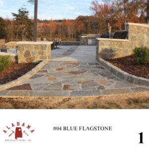 #004 ALABAMA BLUE FLAGSTONE 1-2" THICK