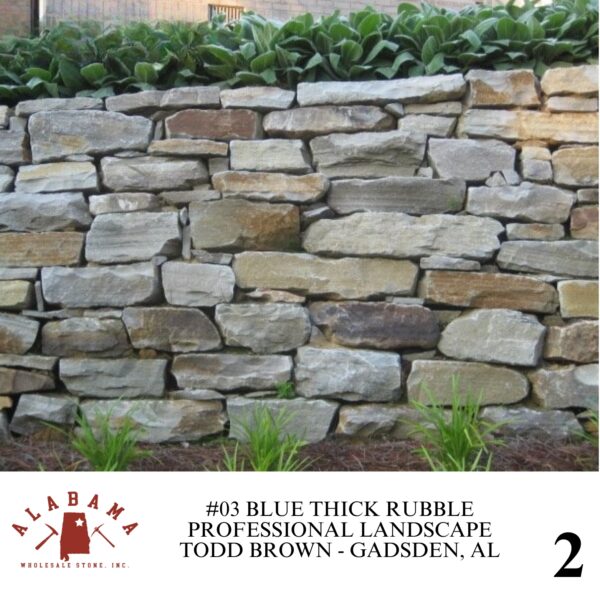 #002 ALABAMA BLUE THICK RUBBLE - Image 2