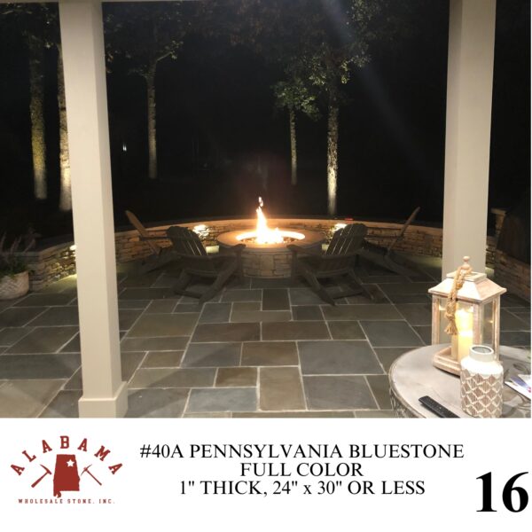#040A PENN. BLUESTONE FULL COLOR 1" THICK RANDOM SAWED PATTERN 24" X 30" OR LESS - Image 16