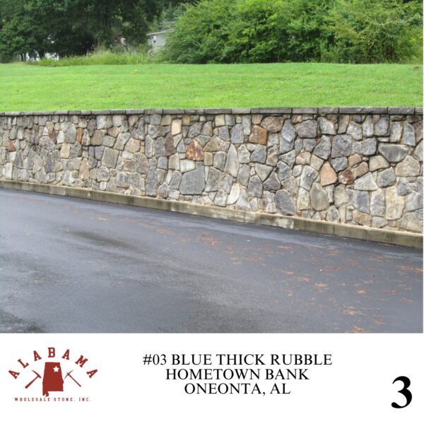 #002 ALABAMA BLUE THICK RUBBLE - Image 3