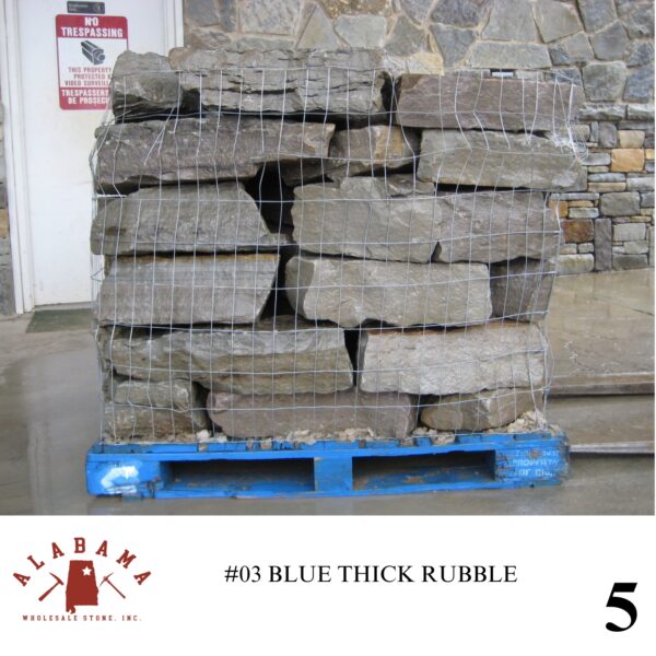 #002 ALABAMA BLUE THICK RUBBLE - Image 5