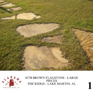 #027B BROWN FLAGSTONE LARGE PIECES 3.5" THICK OR LESS