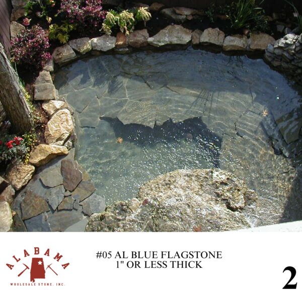 #005 ALABAMA BLUE FLAGSTONE 1" OR LESS THICK - Image 2