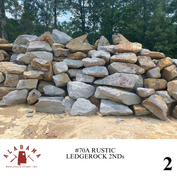 #070A LEDGEROCK RUSTIC BLUE 2ND'S - Image 2