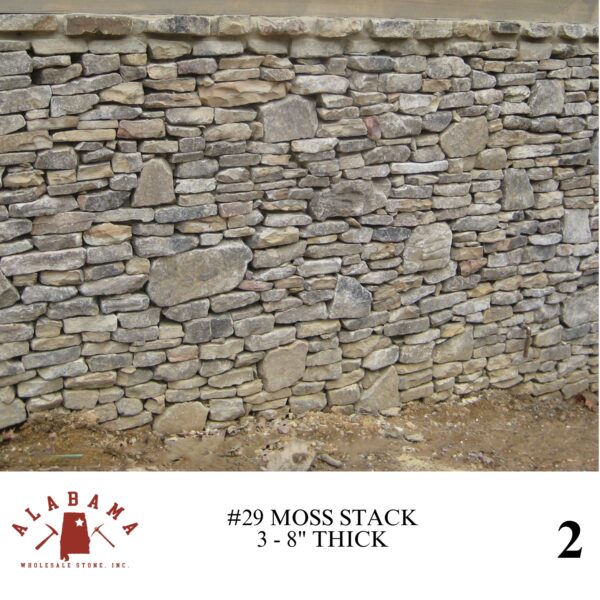 #029 MOSS/FIELDSTONE STACK 3-8" THICK - Image 2