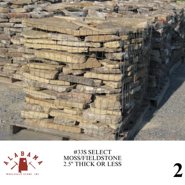 #033S SELECT MOSS/FIELDSTONE 2.5" OR LESS THICK - Image 2