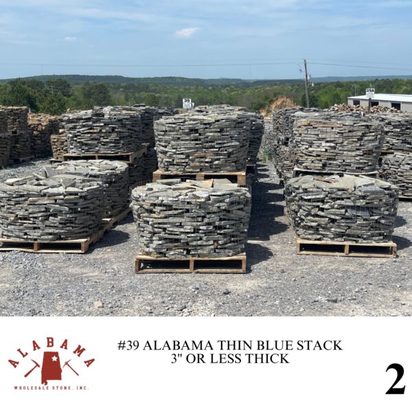#039 ALABAMA THIN BLUE STACK 2.5" OR LESS THICK - Image 2