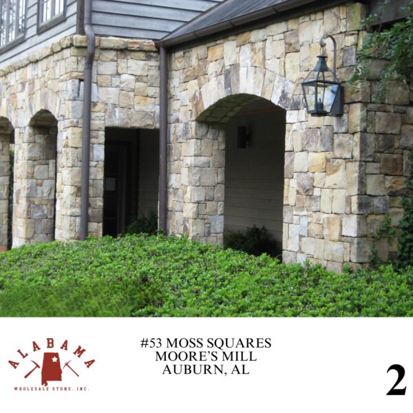 #053 MOSS/FIELDSTONE SQUARE/ASHLAR (RANDOM CUTS) 4-6" THICK - Image 2