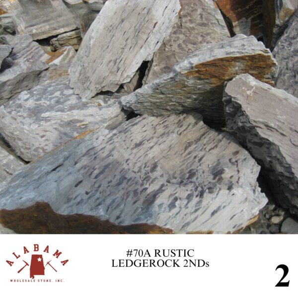 #070A LEDGEROCK RUSTIC BLUE 2ND'S - Image 2