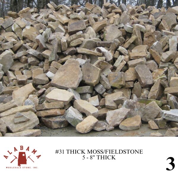 #031 THICK MOSS/FIELDSTONE 5-8" THICK - Image 3