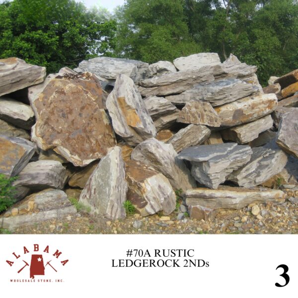#070A LEDGEROCK RUSTIC BLUE 2ND'S - Image 3