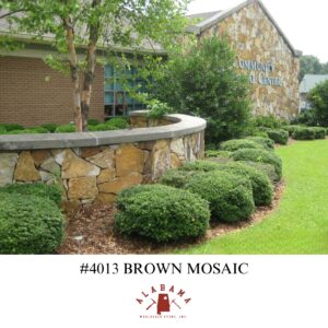 #4013 BROWN RUBBLE MOSAIC THIN VENEER