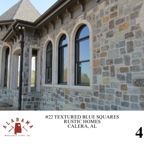 #022 ALABAMA BLUE SQUARED RUBBLE TEXTURED MULTI-COLORED (RANDOM CUTS ONLY) - Image 4