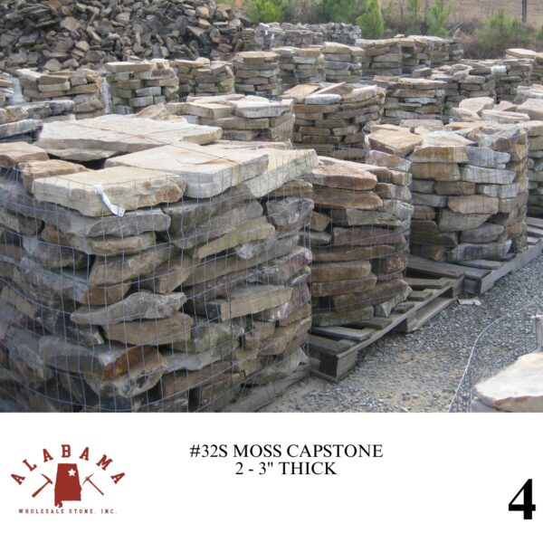 #032S MOSS/FIELDSTONE CAPSTONE 2-3" THICK - Image 4