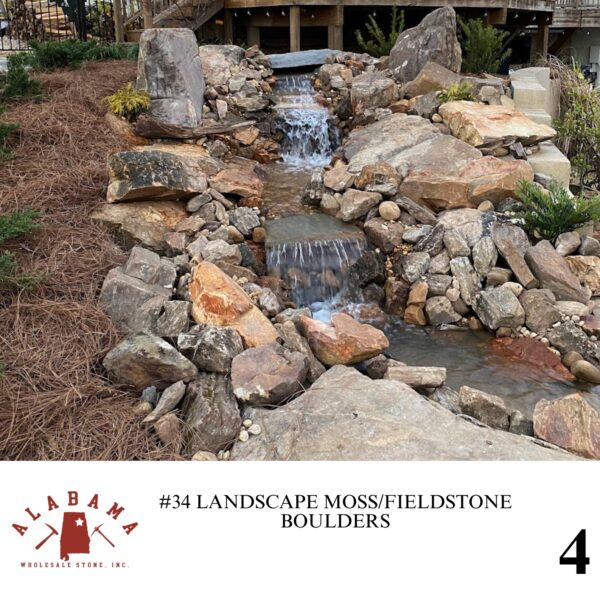 #034 LANDSCAPE MOSS/FIELDSTONE BOULDERS - Image 4