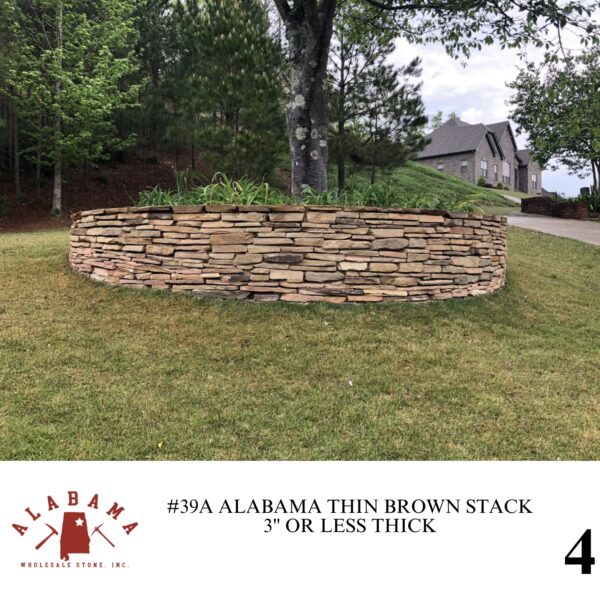 #39A ALABAMA THIN BROWN STACK 3" OR LESS THICK - Image 4