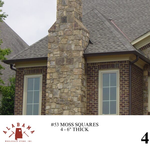 #053 MOSS/FIELDSTONE SQUARE/ASHLAR (RANDOM CUTS) 4-6" THICK - Image 4
