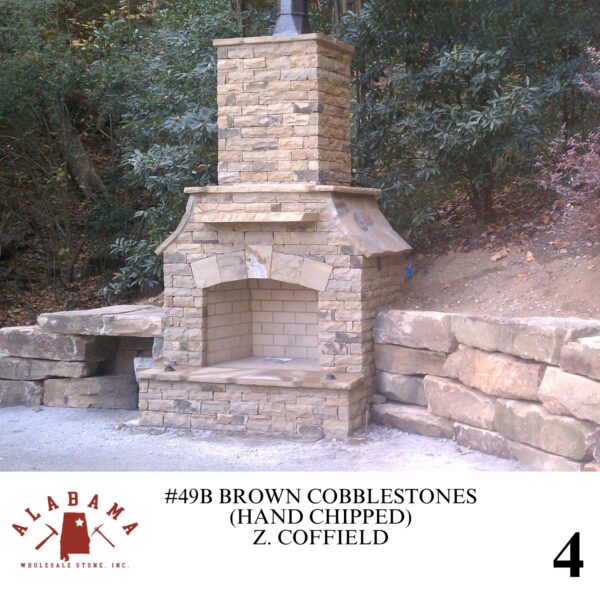 #049B COBBLESTONE BROWN 4" X 10" 3-4" THICK - Image 4