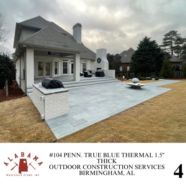 #104 PENN. TRUE BLUE THERMAL 1.5" THICK RANDOM SAWED PATTERN (GUAGED) 24" X 30" OR LESS - Image 4