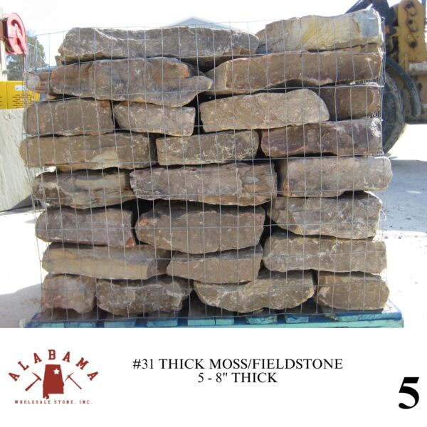 #031 THICK MOSS/FIELDSTONE 5-8" THICK - Image 5