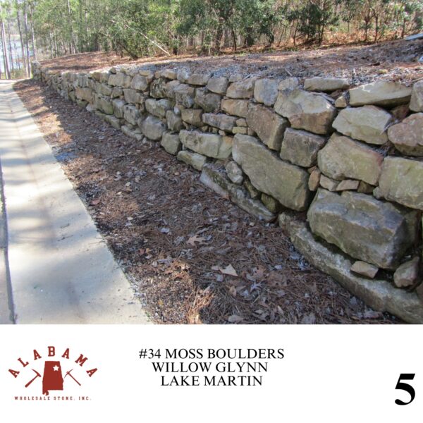 #034 LANDSCAPE MOSS/FIELDSTONE BOULDERS - Image 5