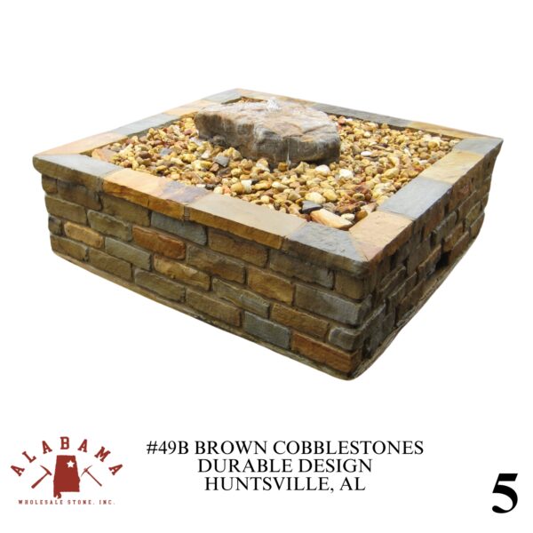#049B COBBLESTONE BROWN 4" X 10" 3-4" THICK - Image 5