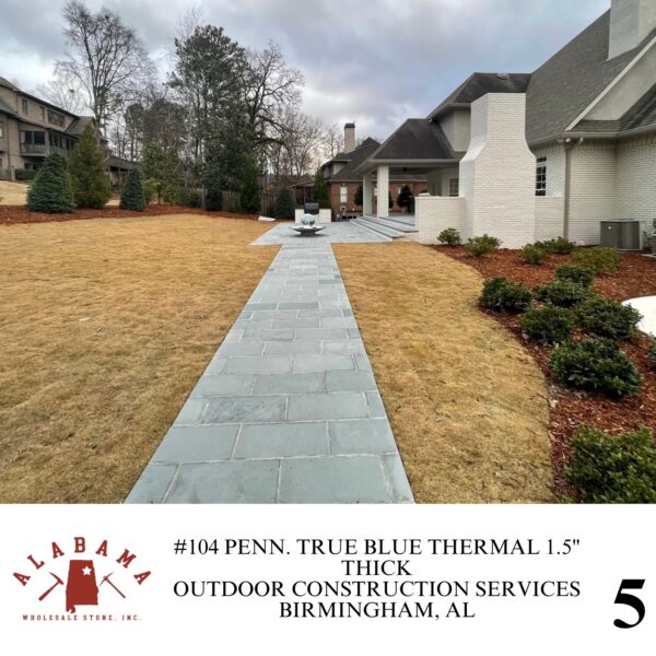 #104 PENN. TRUE BLUE THERMAL 1.5" THICK RANDOM SAWED PATTERN (GUAGED) 24" X 30" OR LESS - Image 5