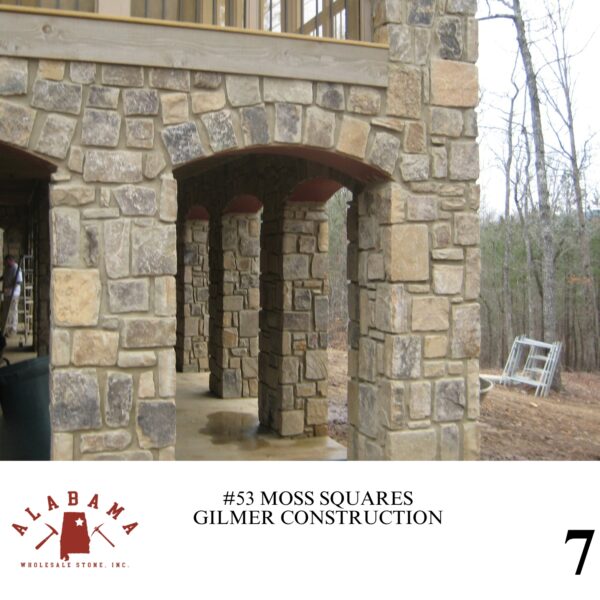 #053 MOSS/FIELDSTONE SQUARE/ASHLAR (RANDOM CUTS) 4-6" THICK - Image 7