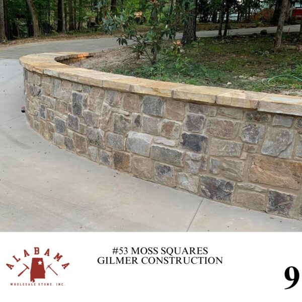 #053 MOSS/FIELDSTONE SQUARE/ASHLAR (RANDOM CUTS) 4-6" THICK - Image 9